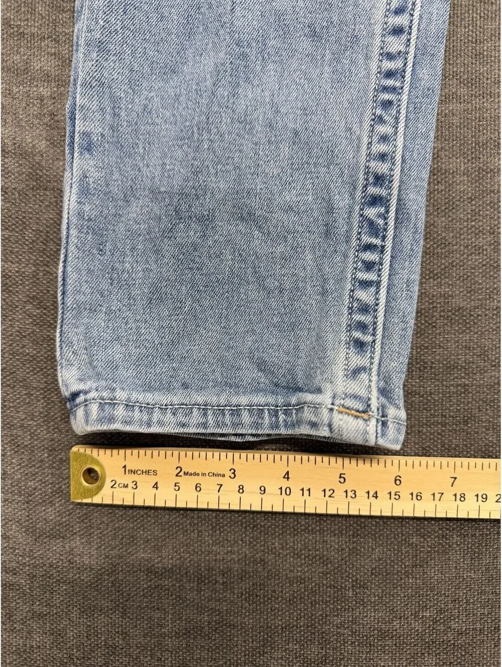 Geno Relaxed Slim Light Blue Denim Jeans Size 28
